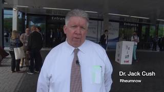 Dr Jack Cush at EULAR 2018 onAnakinra in Pseudogout [upl. by Demha]