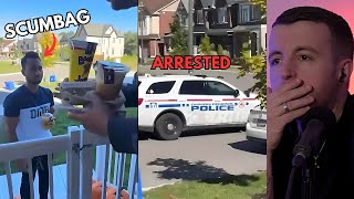 Dad Confronts Delivery Guy For SPITTING In His 2 Year Old Sons Drink [upl. by Earb]