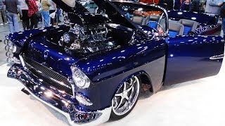 1955 Chevrolet Convertible Custom quotPaybackquot 2016 Detroit Autorama [upl. by Mathian805]