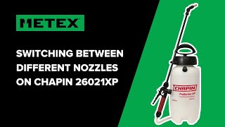 How To Change Nozzles On Chapin 26021XP [upl. by Ynobe]