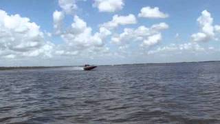 Bullet 21 SS Bass Boat Running Video [upl. by Leddy846]