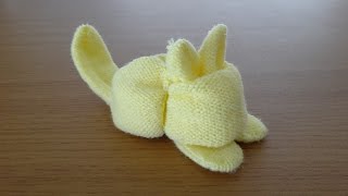 How to Make a Glove Cat てぶくろネコのつくり方 [upl. by Essilem429]