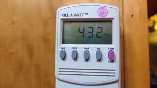 P3 Kill A Watt Electricity Meter  Demo and Review Model P4400 [upl. by Atinod690]