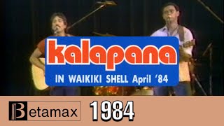 Kalapana in Waikiki Shell April 84 Hawaiian Rock Live HQ 60FPS Betamax Music Concert [upl. by Asilat435]