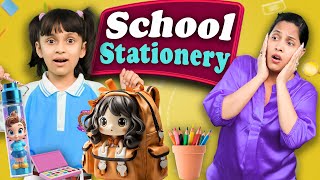 ANAYA Ki SCHOOL STATIONERY  Moral Stories For Kids  Pretend Play  ToyStars [upl. by Ihskaneem]