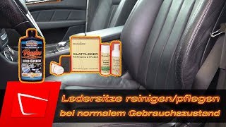 Auto Ledersitze reinigen  pflegen  Colourlock und Surf City Garage Voodoo Blend [upl. by Yojenitsirk]