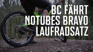 Benny fährt den NoTubes Bravo MTB Carbon Laufradsatz [upl. by Annahaj53]