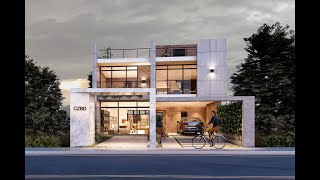 RESIDENCIA CZBD  HERMOSA CASA CONTEMPORANEA amp MODERNA  PELILEO  ECUADOR  VIVIENDA 275m² [upl. by Eradis]