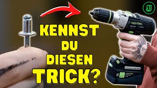 So einfach kannst du METALL VERBINDEN  mit deinem AKKUSCHRAUBER  Jonas Winkler [upl. by Arihsak]