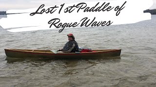 1st paddle in Hornbeck canoe March 19th 2020 [upl. by Astred]