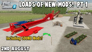 FARMING SIMULATOR 22 SOUND MODS  LOADS of NEW MODS Pt 1  PS5 Review 2nd Aug 24 [upl. by Einhorn]