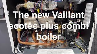 Inside the boiler case of the new Vaillant ecotec plus combination boiler [upl. by Ojiram]