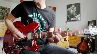 Markus Bak exploring Epiphone The Dot [upl. by Derdle]