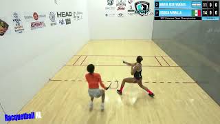 Racquetball Highlights Vargas Vs Parrilla 2021 Arizona Q4 finals [upl. by Wendi]