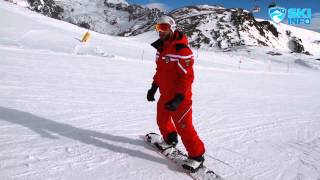 Corso di Snowboard  Lezione 6  Diagonale in Front e in Back [upl. by Aserehc]