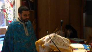 Fr George Anastasiou Chanting Petitions During Divine Liturgy [upl. by Salene]