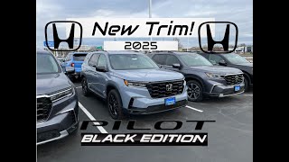 2025 Honda Pilot Black Edition NEW TRIM [upl. by Selym667]