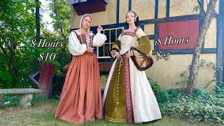 Making Renaissance Costumes IN ONE DAYish [upl. by Nauqahs]