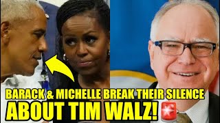 Barack amp Michelle Obama’s PERFECT RESPONSE To Tim Walz As VP [upl. by Chemosh]