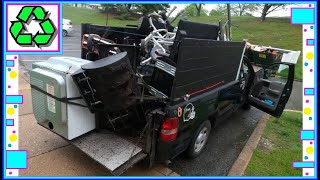 Bulk Trash Pickup SCRAP METAL HACK Steel Weight Recycling Multiple Loads ♻️ Baltimore MD 🤑 [upl. by Salisbury]