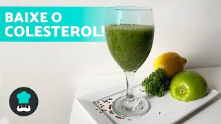 SUCO VERDE para DIMINUIR TRIGLICERÍDEOS e COLESTEROL 🍏🍋 [upl. by Modeerf]