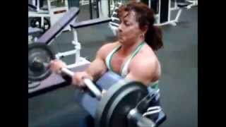 Justine Dohring 90lb Bicep Curl  Golds Gym Rehoboth Beach [upl. by Randy]