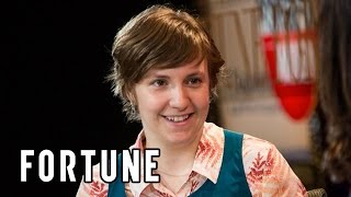 Lena Dunham Talks Girls  Fortune [upl. by Sanson156]