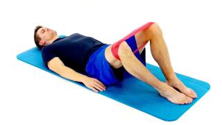 SUPINE HIP ABDUCTION  ELASTIC BAND hep2go [upl. by Cryan]