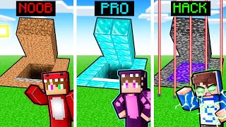 Construimos BUNKER NOOB vs PRO vs HACK en Minecraft 😰☢️ Sparta356 [upl. by Cynthea850]