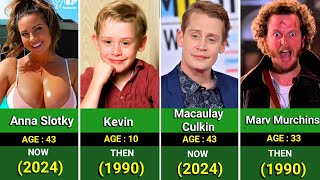 HOME ALONE Cast  Then And Now 1990 vs 2024 [upl. by Genny]