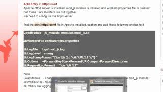 Tomcat Clustering Series Part 1  Simple Load Balancer [upl. by Damalis216]