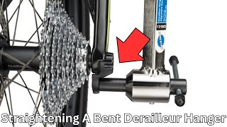 how to straighten a bent derailleur hanger [upl. by Bury71]