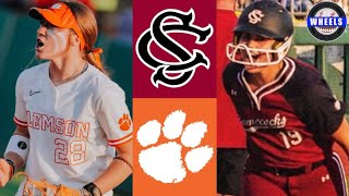 25 South Carolina vs 11 Clemson Highlights Crazy Game  2024 College Softball Highlights [upl. by Essilrahc]