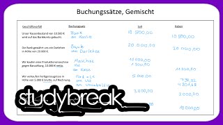 Buchungssätze Gemischt Wiederholung  Externes Rechnungswesen [upl. by Cecilia]