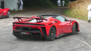 2025 Ferrari SF90 XX Spider  FULL Throttle Acceleration SOUNDS [upl. by Olinad]