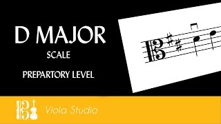 D Major Scale  PREPARATORY LEVEL [upl. by Bollay230]