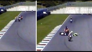 Niccolò Canepa causa un incidente al Mugello [upl. by Aviv290]