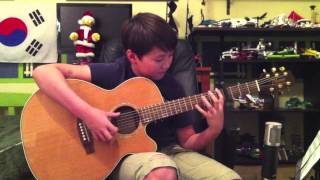 Grandma Got Run Over By A Reindeer  Fingerstyle Guitar  Simple Christmas Song [upl. by Notnel]