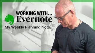 How I Plan The Week With Evernote [upl. by Dyke]