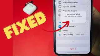 Verification Failed Error Description Not Available 4 Ways To Fix It  iPhone And iPad [upl. by Ariaek407]