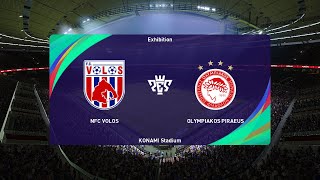 NFC Volos vs Olympiacos 19032023 Stoiximan Super League PES 2021 [upl. by Selrac]