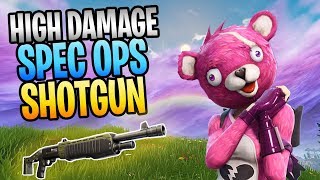 FORTNITE  New Spec Ops BROWBEATER Shotgun Deals Huge Damage STW Gameplay [upl. by Gillman615]