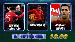 CHUYỂN NHƯỢNG 188 MAN UTD NHẮM LB TUYỂN PHÁP ARSENAL NỔ MIKEL MERINO CÚ LỪA SANCHO [upl. by Akimaj]