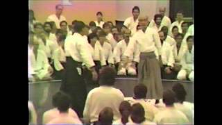 植芝吉祥丸道主 講習会1986年 Kisshomaru Ueshiba Doshu Seminar 1986 [upl. by Moreno]