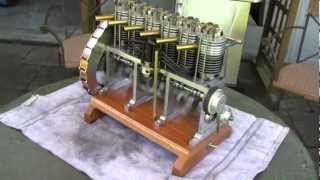 Inline 6 Miniature Engine [upl. by Atokad]