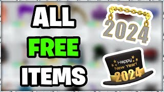 NEW 2024 January Hats All Free Roblox Items [upl. by Gilles]