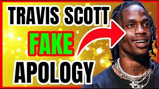 TRAVIS SCOTT FAKE APOLOGY ASTROWORLD CANCELLED [upl. by Ensoll]