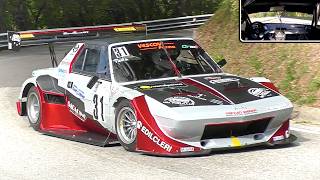 FIAT X19 FERRARI Engine Head  INSANE ONBOARD 690Kg Monster [upl. by Jillayne]