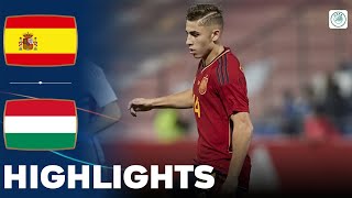 Spain vs Hungary  Highlights  U21 Euro Qualification 17112023 [upl. by Warring]