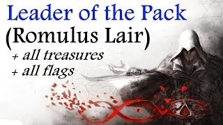 quotAssassins Creed Brotherhoodquot walkthrough 100 sync Romulus Lair Leader of the Pack [upl. by Floeter]